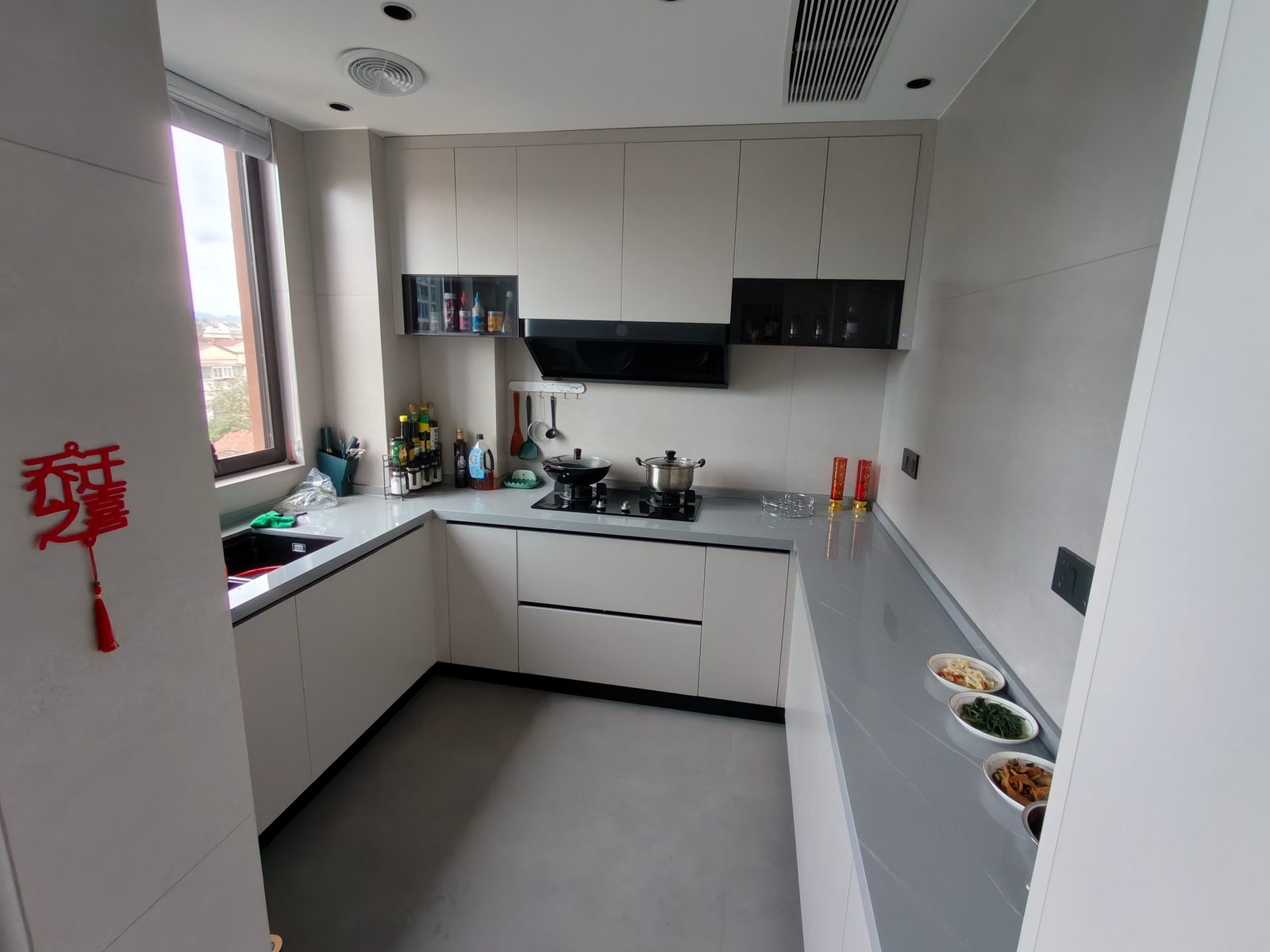 Cream-White Matte Cabinet Door