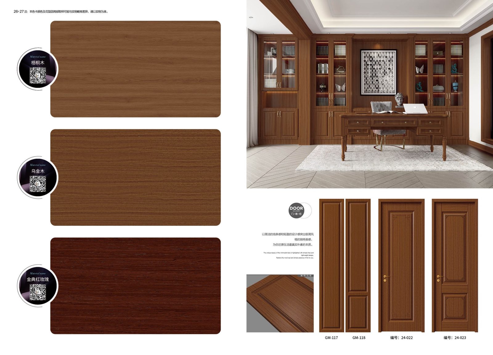 Solid Wood Lacquered Door Style 14