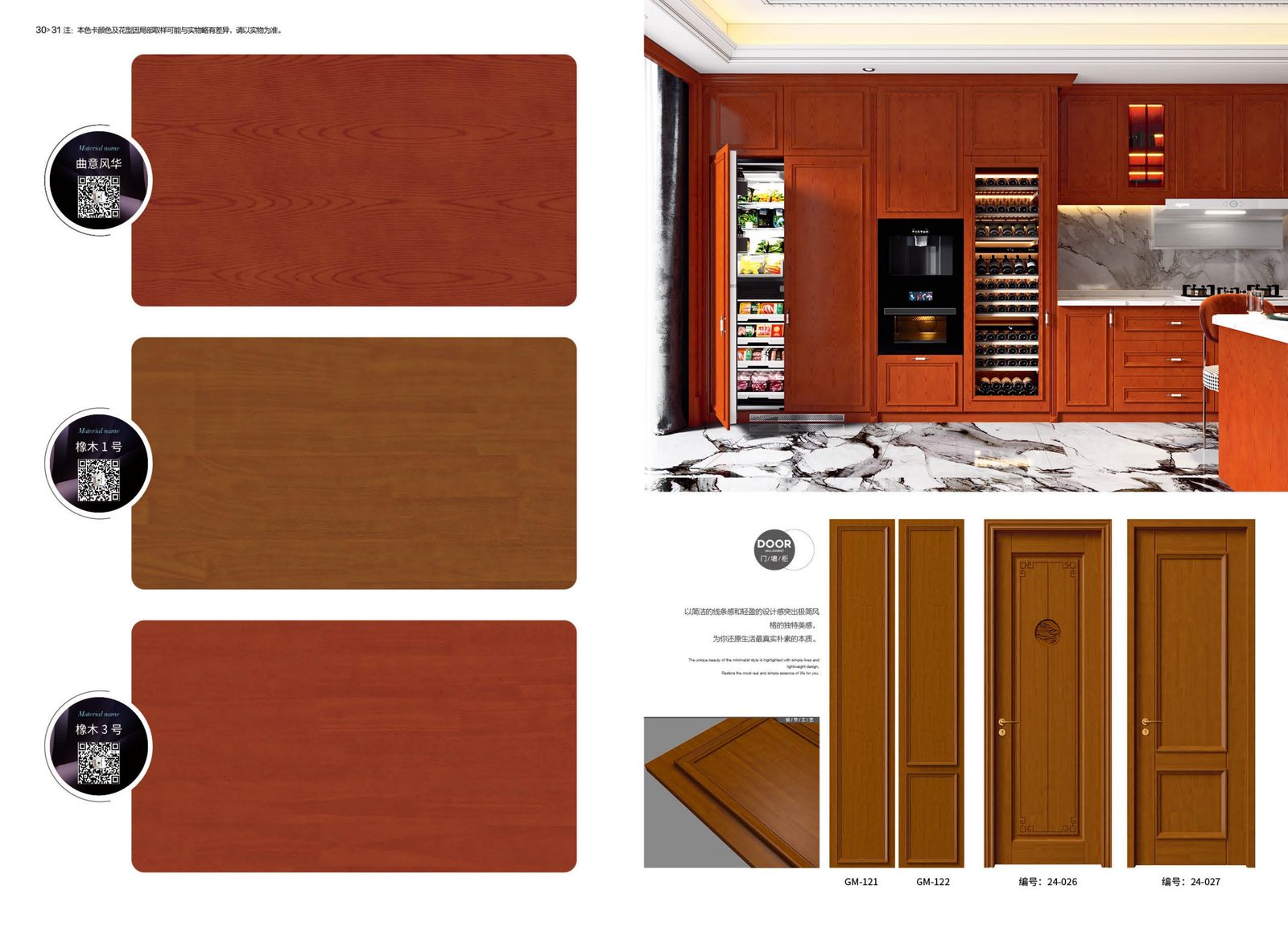 Solid Wood Lacquered Door Style 16