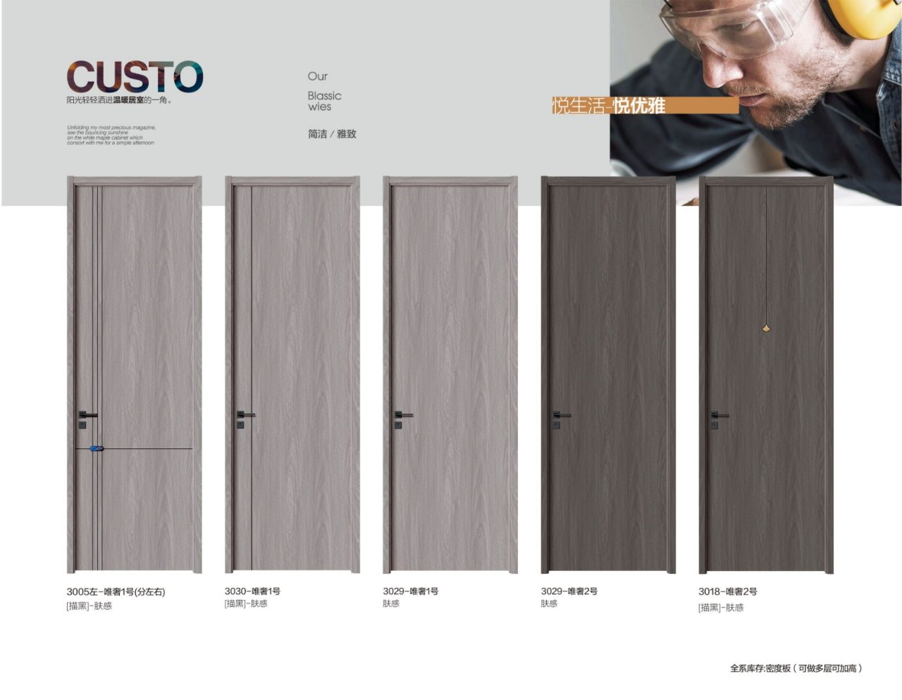 Scent-Free Coating-Free Door Style 22