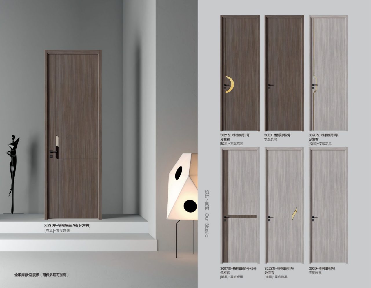 Scent-Free Coating-Free Door Style 25
