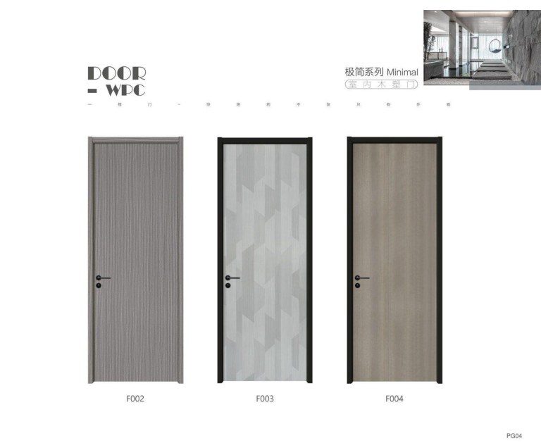 WPC Moisture-Proof Resin Door Style 04