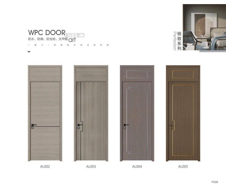 WPC Moisture-Proof Resin Door Style 06