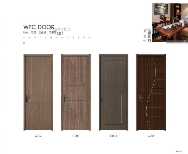 WPC Moisture-Proof Resin Door Style 10