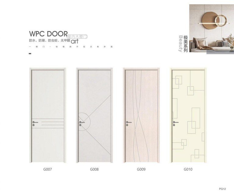 WPC Moisture-Proof Resin Door Style 12
