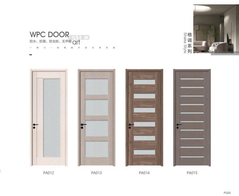WPC Moisture-Proof Resin Door Style 20