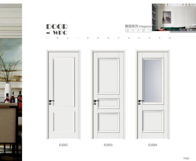 WPC Moisture-Proof Resin Door Style 22