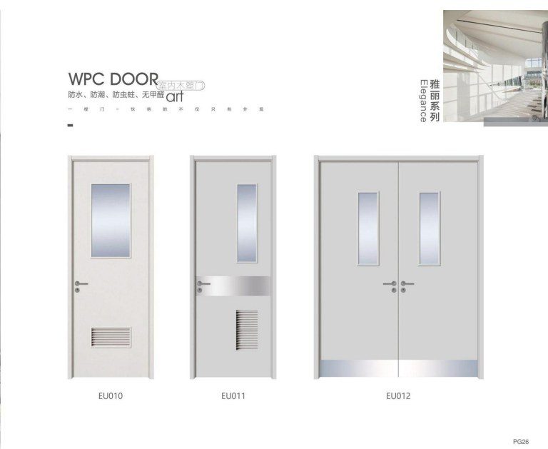 WPC Moisture-Proof Resin Door Style 26