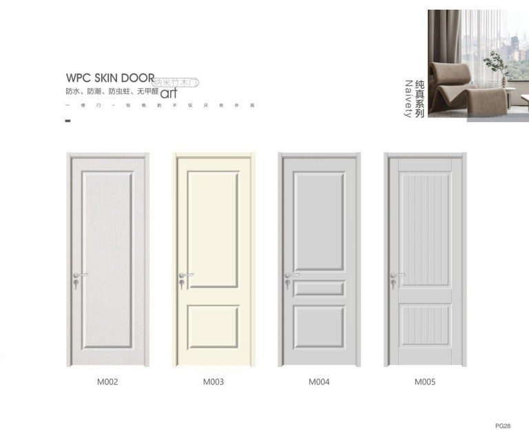 WPC Moisture-Proof Resin Door Style 28